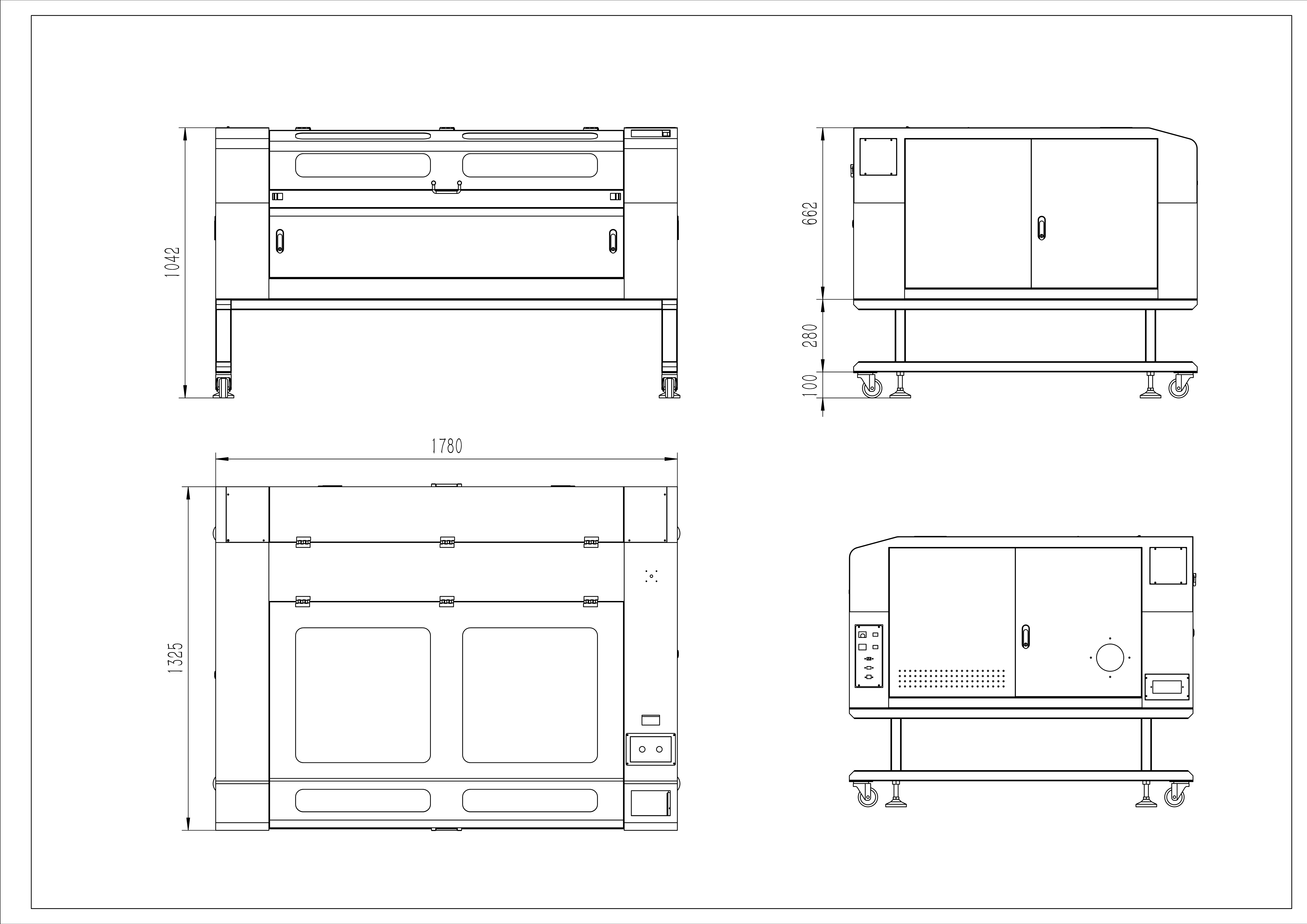 M&aacute;quina de corte a laser da s&eacute;rie Industrial Elite CM1390E 9